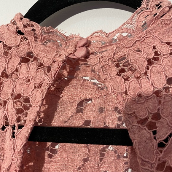 Pink Laced Romper - Picture 4 of 5